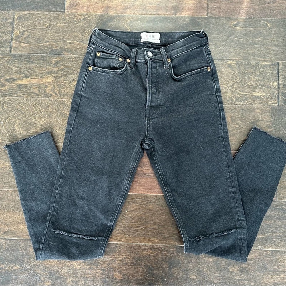 Free People We The Free Black Skinny Jean Size 26